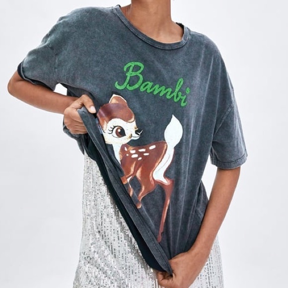 zara bambi shirt